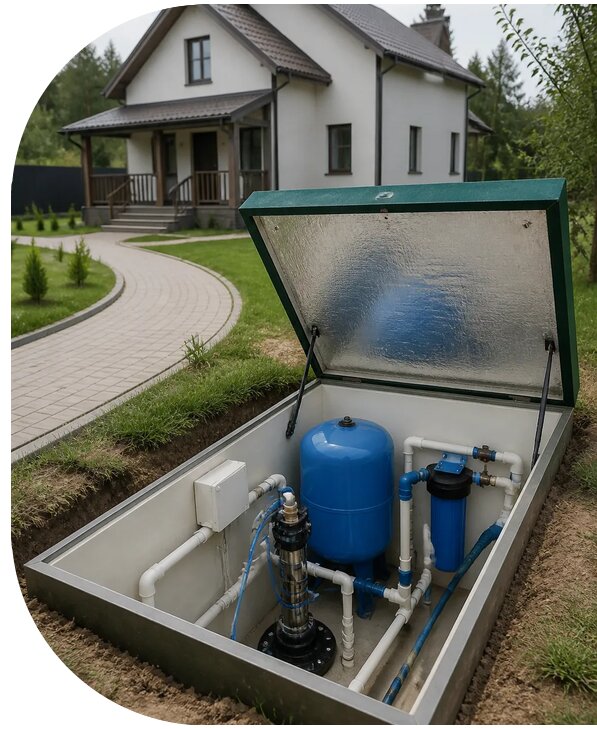Автономное водоснабжение дома в Смоленске от 153825 р. | АПаруса-Смл