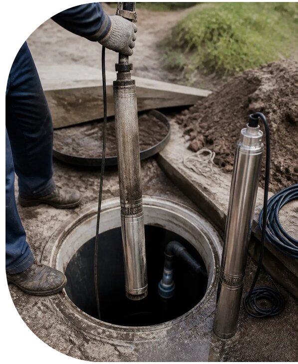 Замена скважинного насоса в Смоленске от 12306 р. | АПаруса-Смл